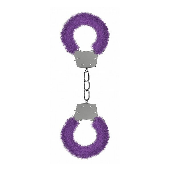 Pleasure Handcuffs Furry Purple