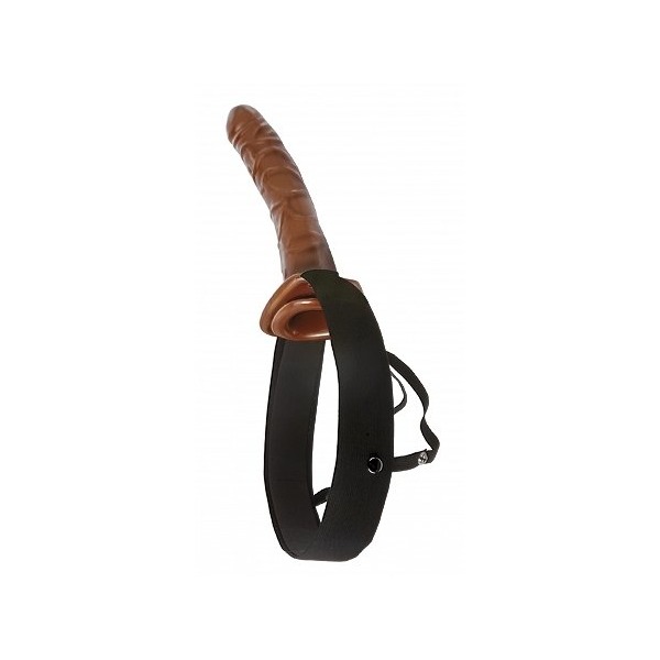 Fetish Fantasy 10in Chocolate Dream Hollow Strap On